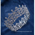 Beauty Alloy And Rhinestone Full Round Crown For Queen